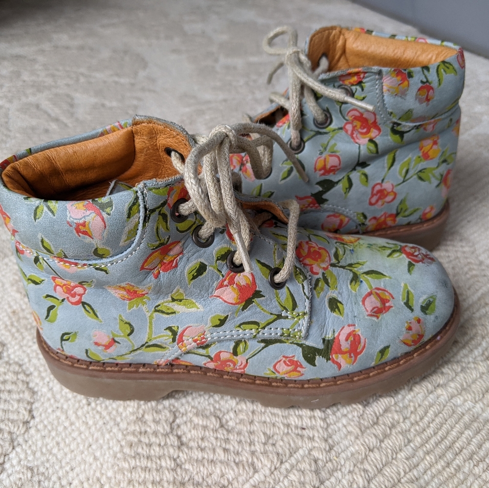 Oilily Designer Italian Leather Toddler Boots EU27